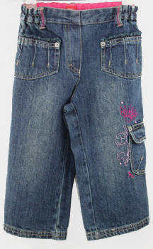 Esprit  Denim Jeans ,- aufwändig bestickt,- mit tollen Taschen-Highlights